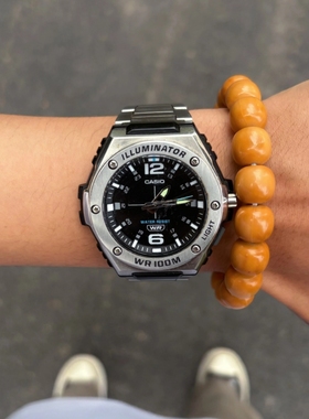 【限量款】Casio/时尚钢铁之心经典防水指针石英男表MWA100HD-1A