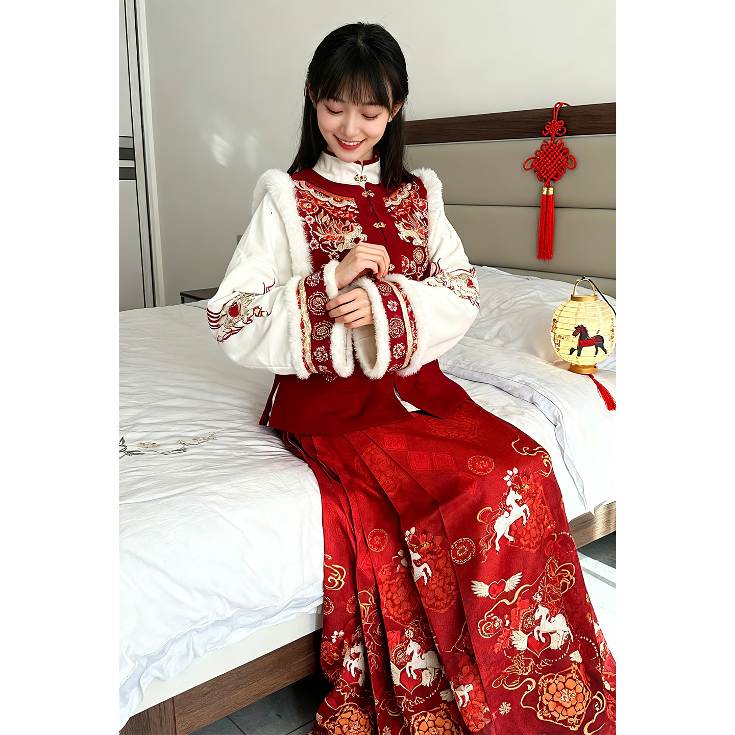 原创汉服2025秋冬新款新年战袍