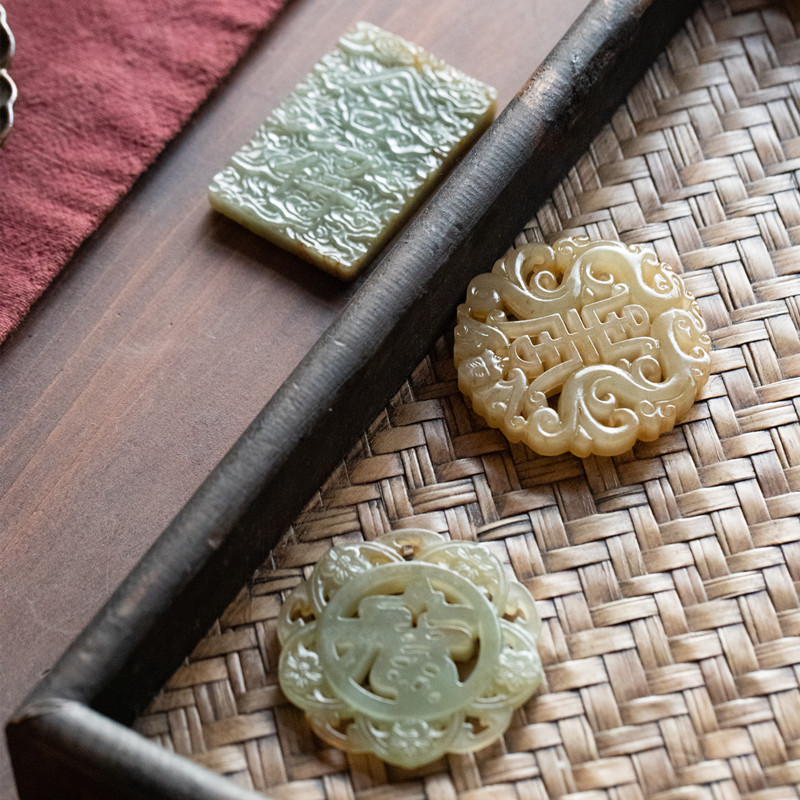 妙手紫砂壶盖托旧味和田