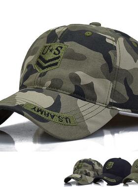 休闲运动帽户外迷彩刺绣登山帽男士棒球帽韩版鸭舌帽春秋防晒遮阳