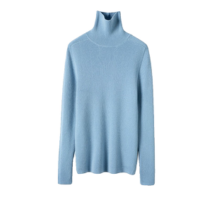 这件真的贼好看~高领羊绒衫女套头修身纯羊绒毛衣针织打底衫秋冬