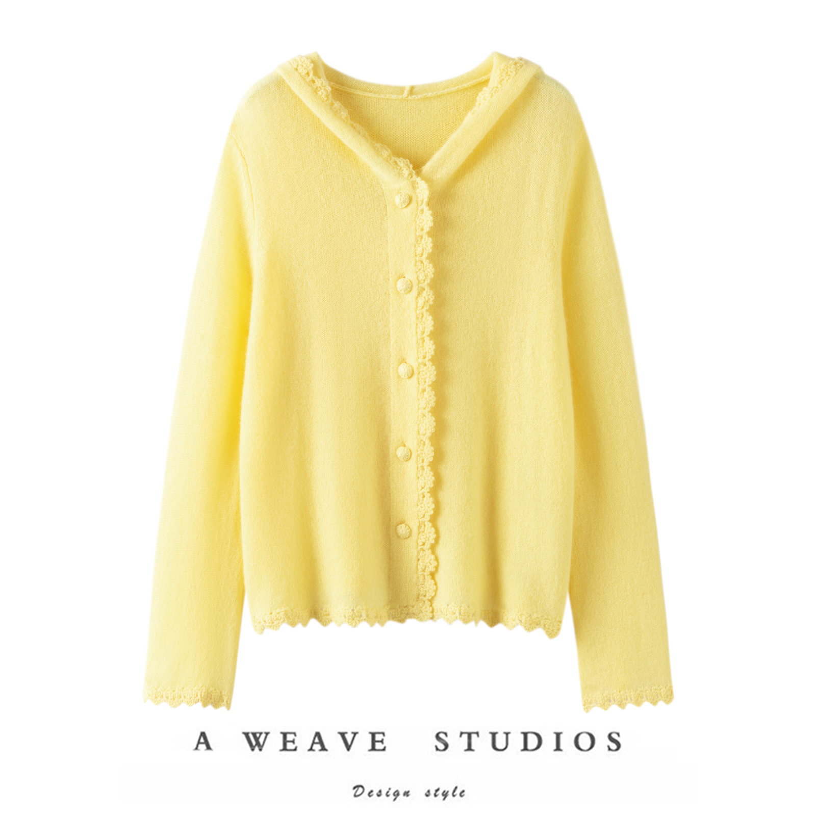 绒暖斯特官方正品！100%山羊绒开衫帽衫薄款针织羊绒毛衣软糯打底