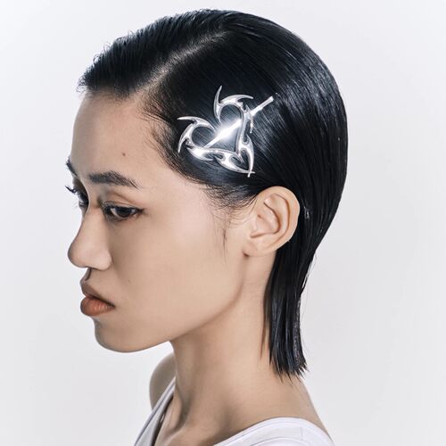 甜酷金属设计感爱心发夹