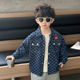 男童牛仔外套春秋季 帅气潮牌夹克上衣 潮酷宝宝韩版 2026新款 儿童装