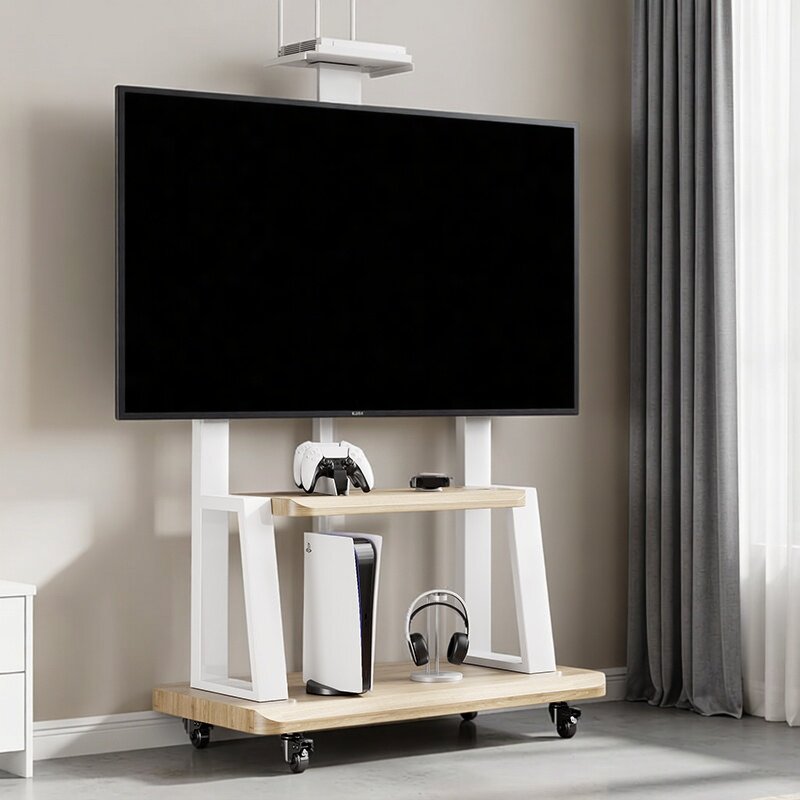 贝石通用电视机移动支架落地推车适用于海信创维等一体机架5575寸