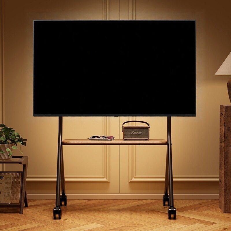 贝石电视机移动支架落地推车带轮55/65/75/86英寸通用立式挂架
