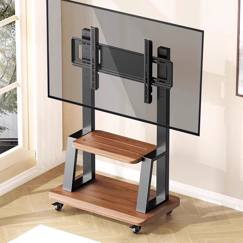 电视支架可移动艺术推车落地式