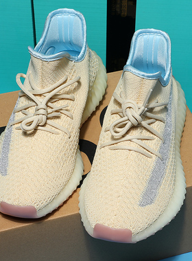 柏宜椰子鞋男350黑生胶透气全白满天星跑步休闲鞋男女莆田鞋男