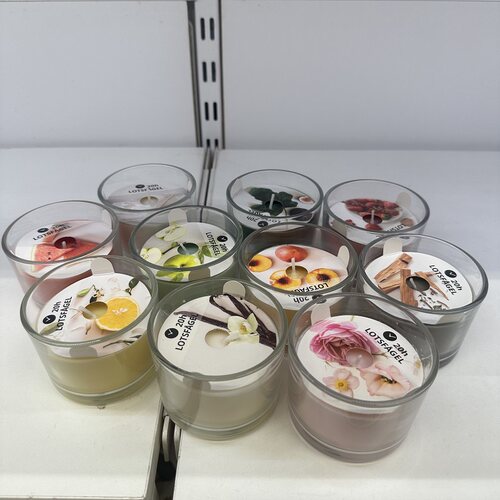 宜家洛兹法格香薰玻璃杯蜡烛浪漫烛光晚餐卧室舒缓氛围感无烟香氛