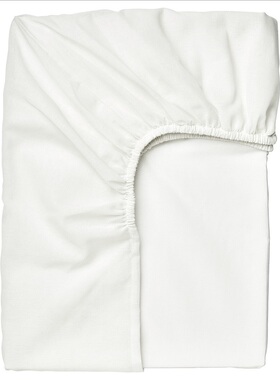 IKEA宜家塔格瓦勒莫床笠白色90x200厘米床笠柔软舒适细腻透气床笠