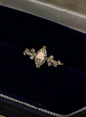 洛熙寺珠宝S925银日常时尚气质款5*10mm马眼仿真钻欧美跨境速卖通