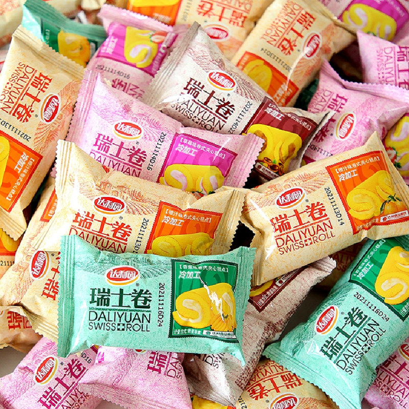 整箱达利园瑞士卷西式糕点休闲小吃夹心面包早餐办公室点心新日期