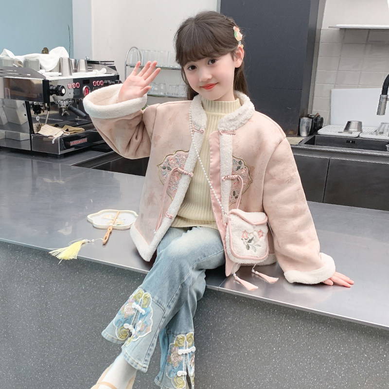 女童外套秋冬款2026新款儿童汉服新中式国风加绒加厚冬装女孩古风,童装/婴儿装/亲子装,普通外套,淘宝优惠券,粉丝福利购,淘宝优惠卷