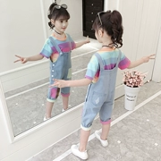 Cô gái mùa hè 2019 phù hợp với thời trang mới Quần áo trẻ em Hàn Quốc trong quần yếm trẻ em đại dương cho trẻ em hai bộ thủy triều - Phù hợp với trẻ em