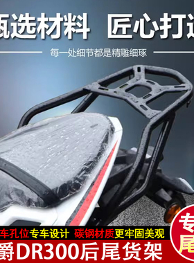 适用豪爵DR300后货架DR250后尾架HJ300-2尾箱载物架背箱支架改装