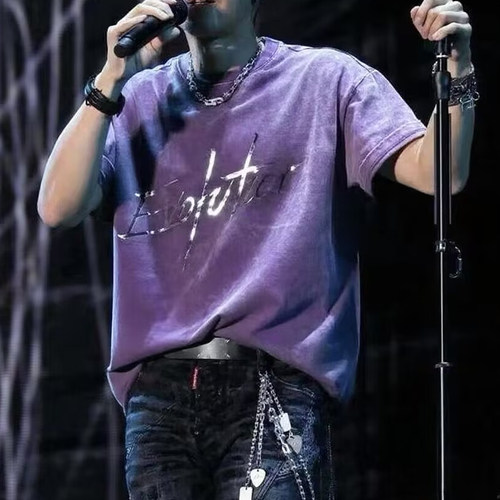 谢霆锋演唱会同款反光应援T恤