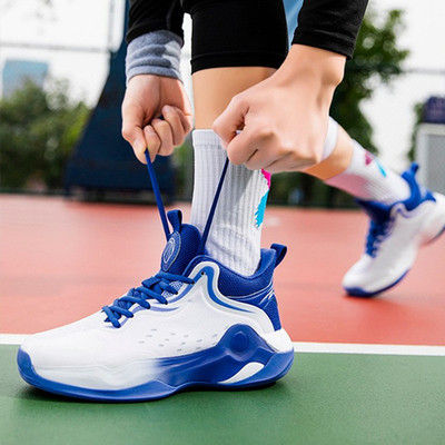 篮球鞋男款透气耐磨防滑高帮学生