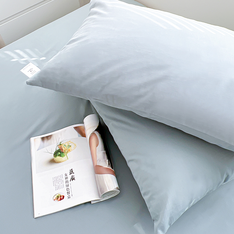 定做磨毛枕套纯色系纯棉