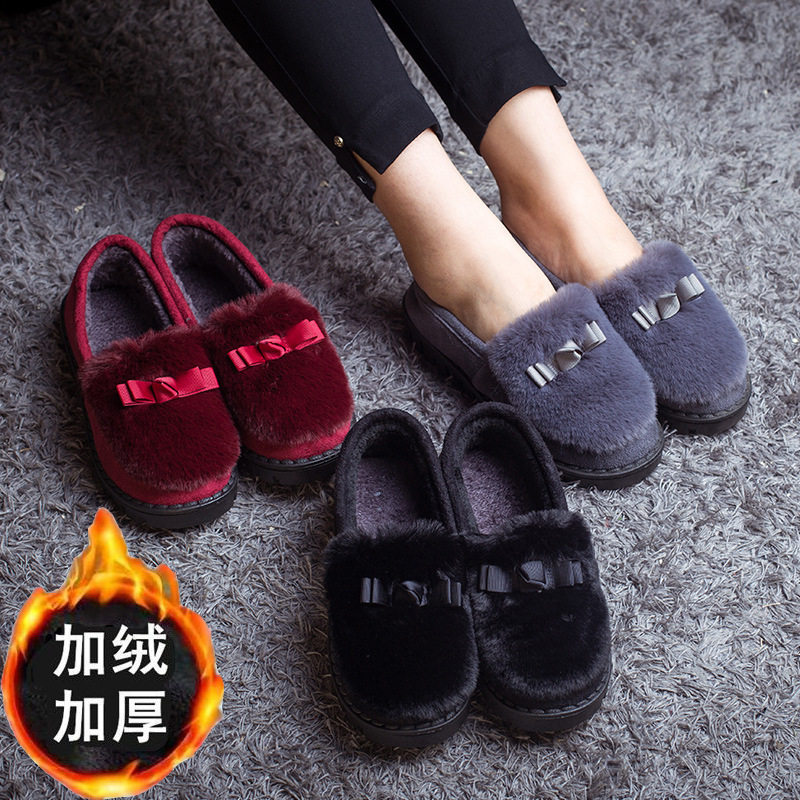 新款软底中老年妈妈女士棉鞋秋冬棉鞋