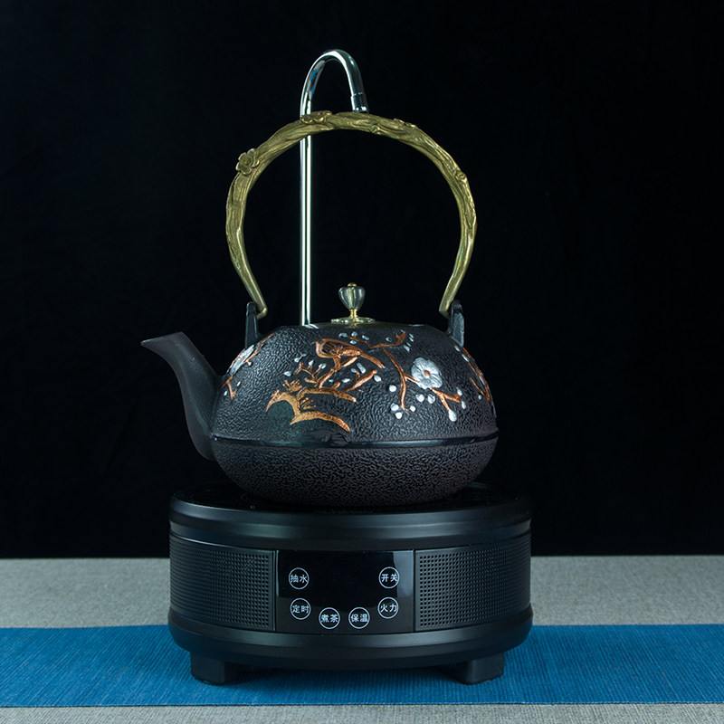 电陶炉茶炉全自动上水电陶炉铁壶玻璃泡茶迷你家用小型茶具烧水壶