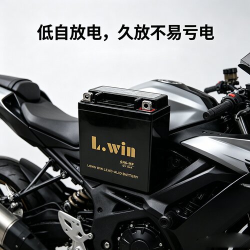 包邮摩托车老款幸福XF125电池6vXF125老款幸福125电瓶 6N6-BS电池