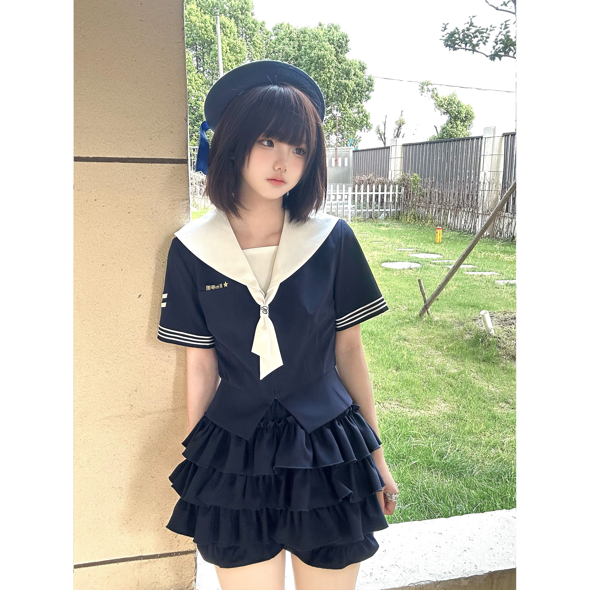 车厘子jk【藤加学园】水手服短裙