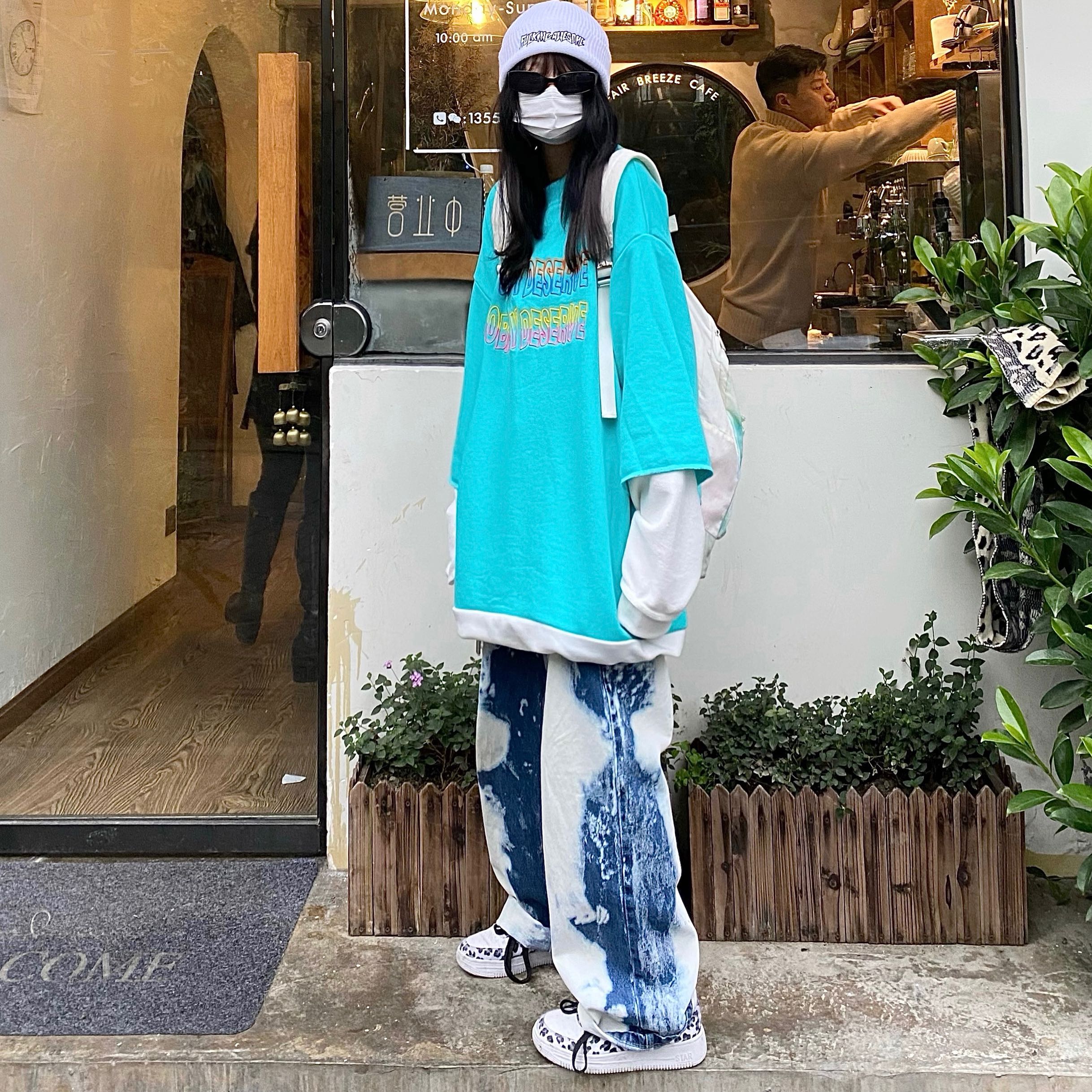 takeoff咖喱人双面穿oversize