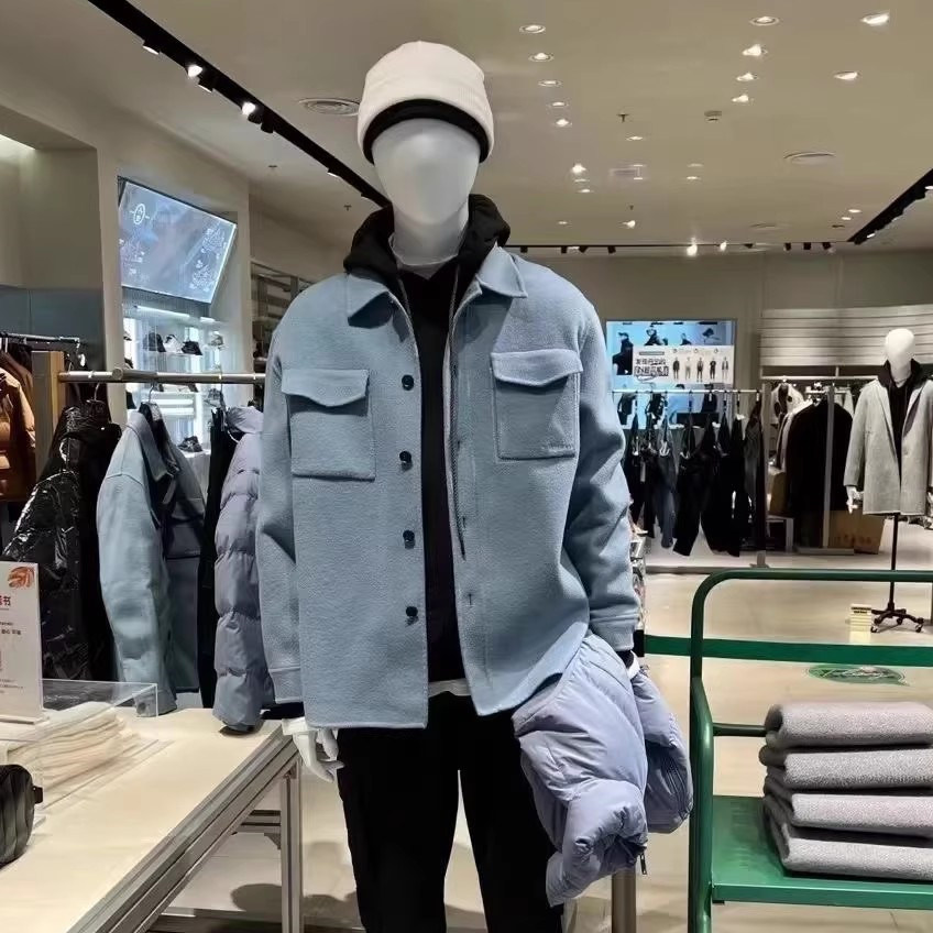 G家秋冬通勤男士双面羊毛呢夹克