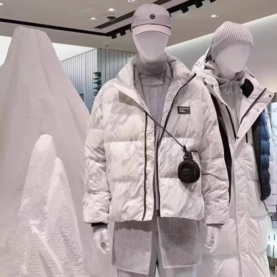 G家短款立领羽绒服冬季加厚保暖