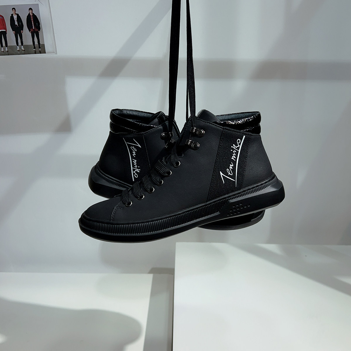 柜1K+！T家男士低帮马丁靴英伦风黑色中帮商务休闲正装增高小皮鞋,流行男鞋,马丁靴,淘宝优惠券,粉丝福利购,淘宝优惠卷