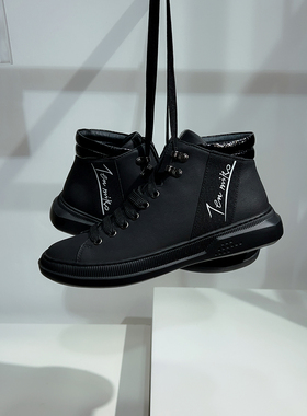 柜1K+！T家男士低帮马丁靴英伦风黑色中帮商务休闲正装增高小皮鞋