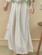 苎麻裙裤 垂凉 裤 2025春夏新款 女显瘦百搭 新中式 休闲阔腿裤 国风
