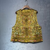 新款 ［ 醋酸重工刺绣国风马甲女2026春季 ］新中式 马夹背心 金如意