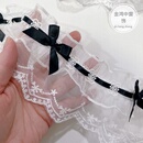 饰侧边小香风木耳边辅料复古风 风毛球绣花边装 新品 窗帘花边法式