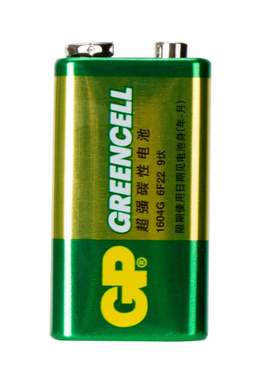 GP超霸9V电池9伏方电池6F22 万用表电池 叠层电池 话筒麦克风电池