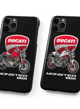 DUCATI杜卡迪怪兽Monster821手机壳适用iPhoneXR11121314ProMax