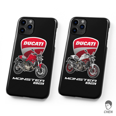 DUCATI杜卡迪怪兽Monster821手机壳适用iPhoneXR11121314ProMax