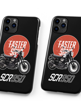 YAMAHA雅马哈SCR950复古摩托车手机壳适用iPhoneXR111213ProMax
