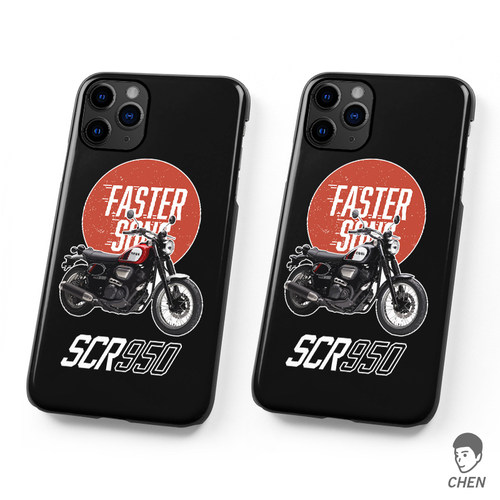 YAMAHA雅马哈SCR950复古摩托车手机壳适用iPhoneXR111213ProMax