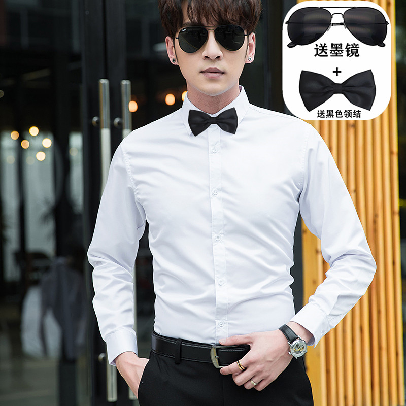 伴郎服长袖短袖衬衫西装礼服兄弟