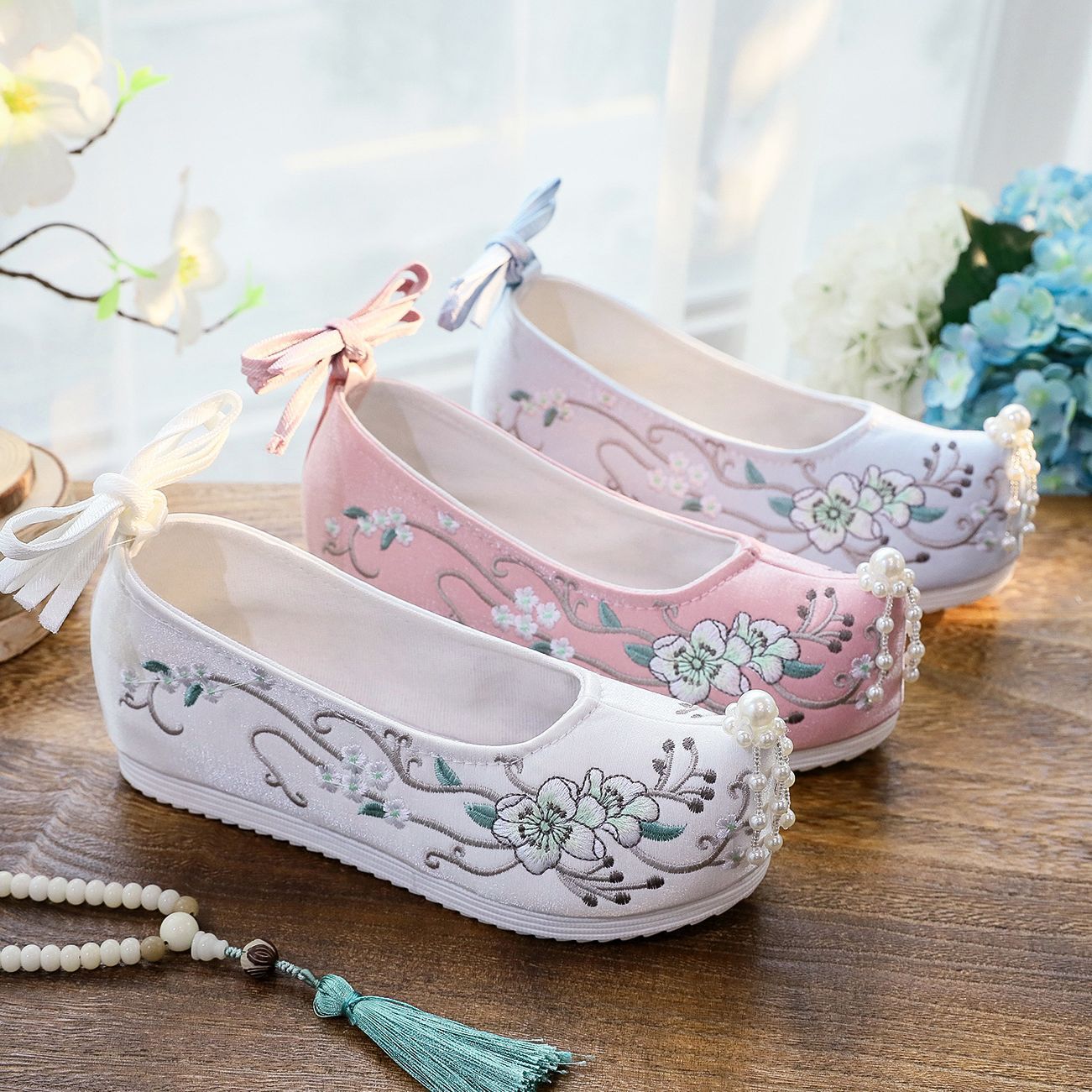 【镜花水月】内增高古装翘头履鞋