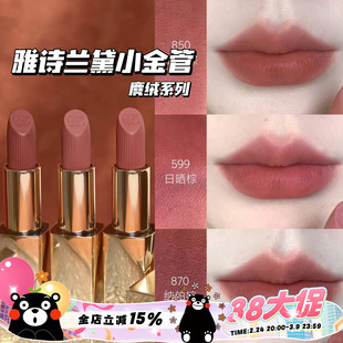Estee Lauder/雅诗兰黛麂绒柔雾小金管哑光850 599 870显白裸棕