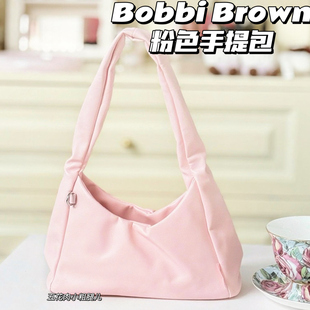 Brown芭比布朗粉色手提包單肩包 Bobbi 可便捷大容量化妝包
