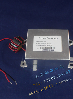 Ozone Generator E1000 一体化臭氧发生器 模块 杀菌消毒用 12V