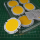 COB光源芯片 33V LED灯珠发光片 15W 暖白光 圆形46MM发光面