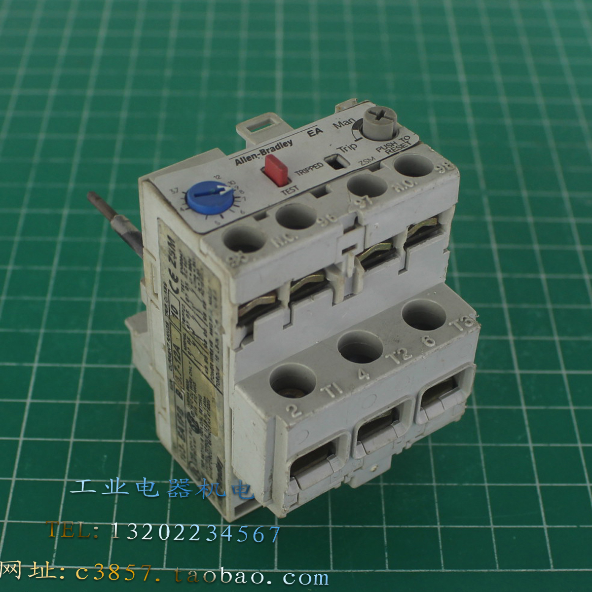 进口正品 美国 Allen-Bradley 193-EA1FB B 热过载继电器 3.7-12A