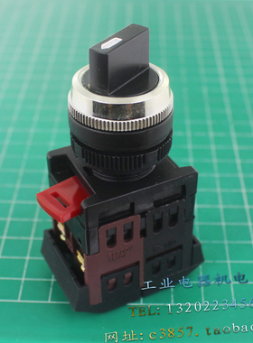 进口 正品 IEK AC-22 旋钮 旋转开关 黑色 两档 22MM