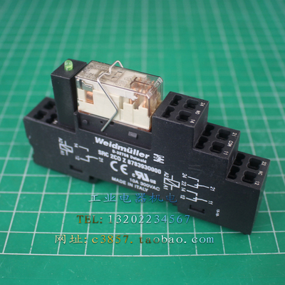 魏德米勒 RCL424024 继电器 SRC 2CO Z 8783930000继电器底座 24V
