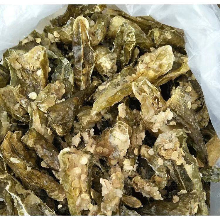 江西赣南特产遂川农家手工自制米粉辣椒干盐辣椒油炸下酒菜农产品图片