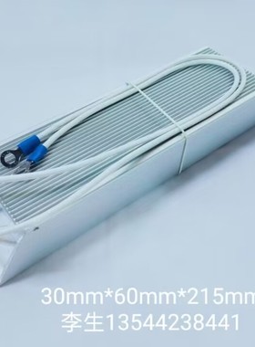 电阻器RXLG-300W80RJ（铝外壳 高30mm 宽60mm 底长215mm）211205